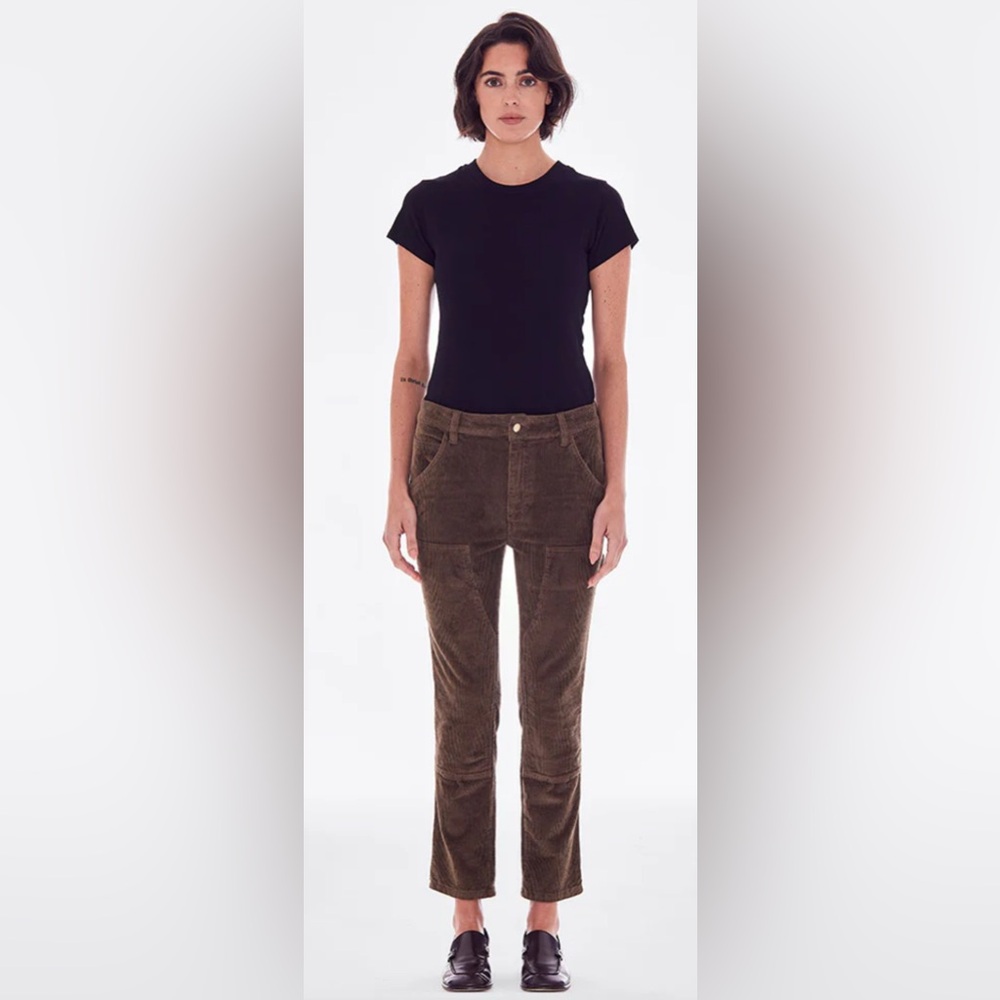 Renggli corduroy cargo pants 26 NEW